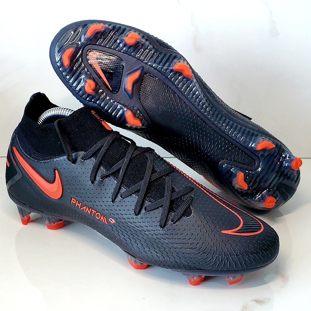 Nike Phantom GT Elite DF FG Black Chile Red Soccer